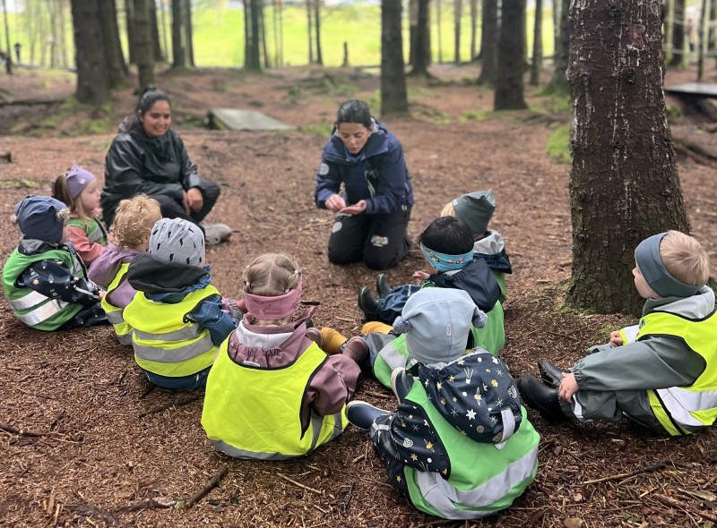 Eventyrstund i skogen