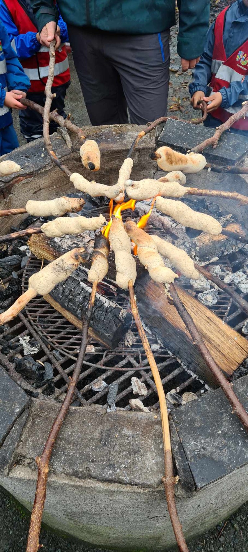 Grilling av pinnebrød