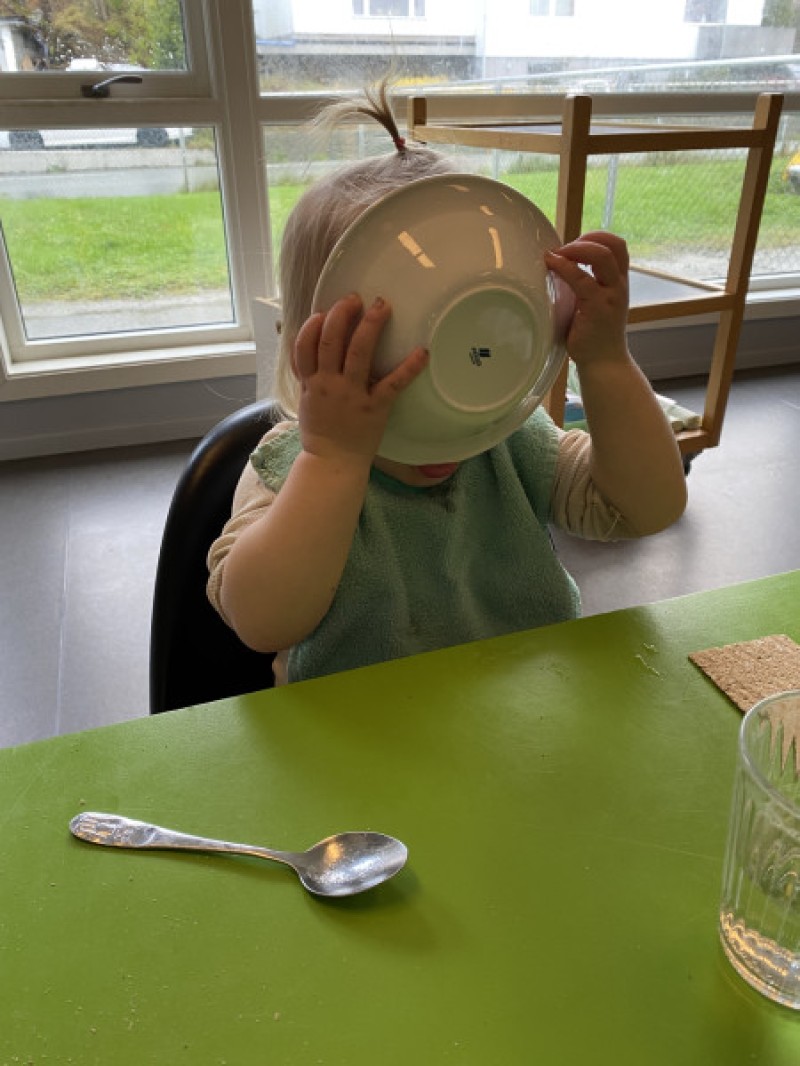 Tydelig tegn på at suppa falt i smak