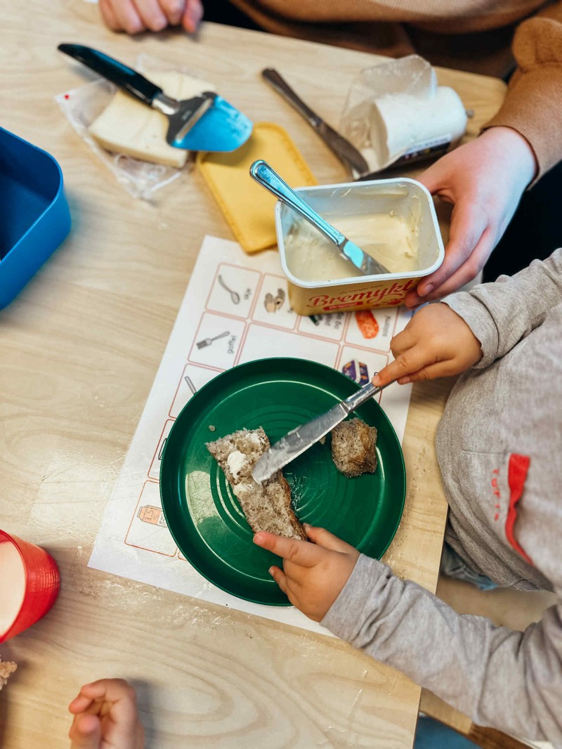 Nystekt brød til frokost