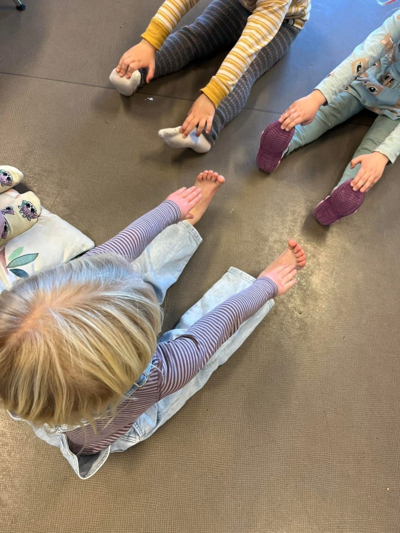 Yoga - av og med barn