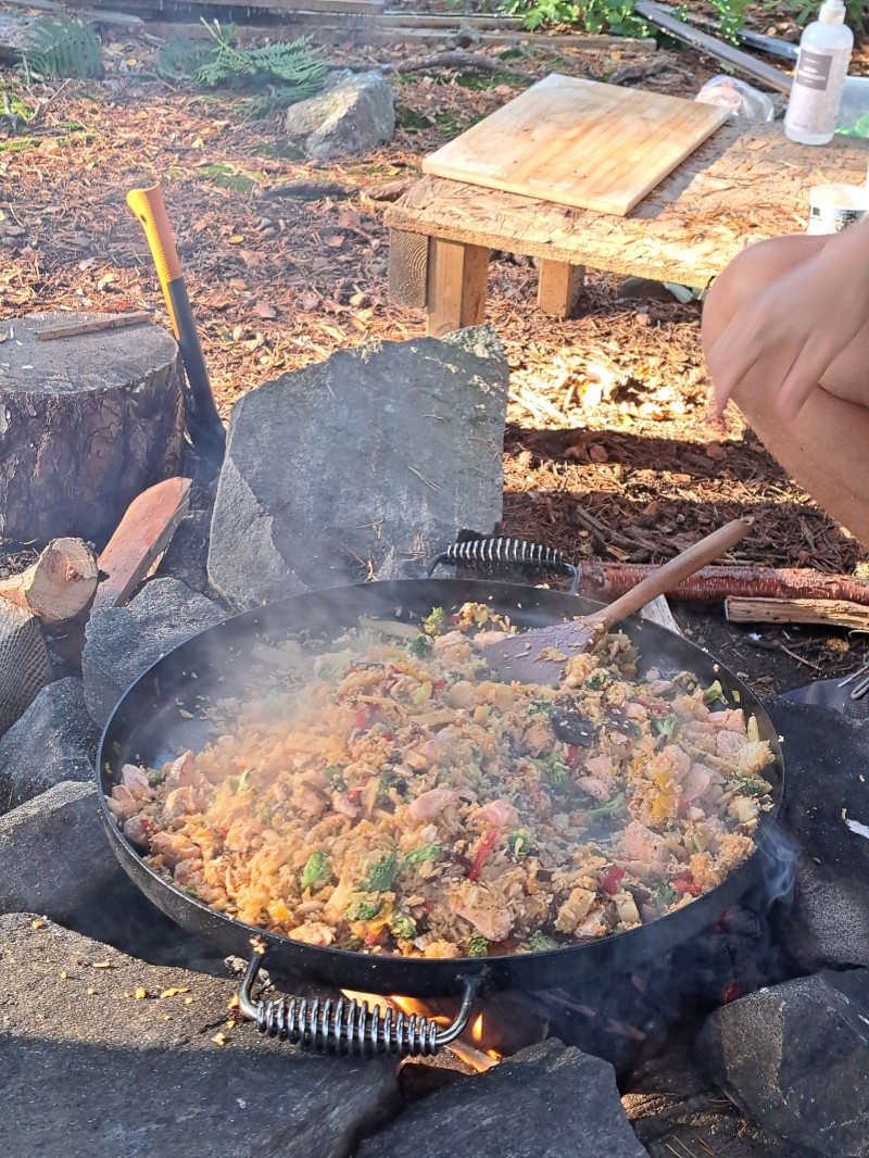 Laksewok på tur