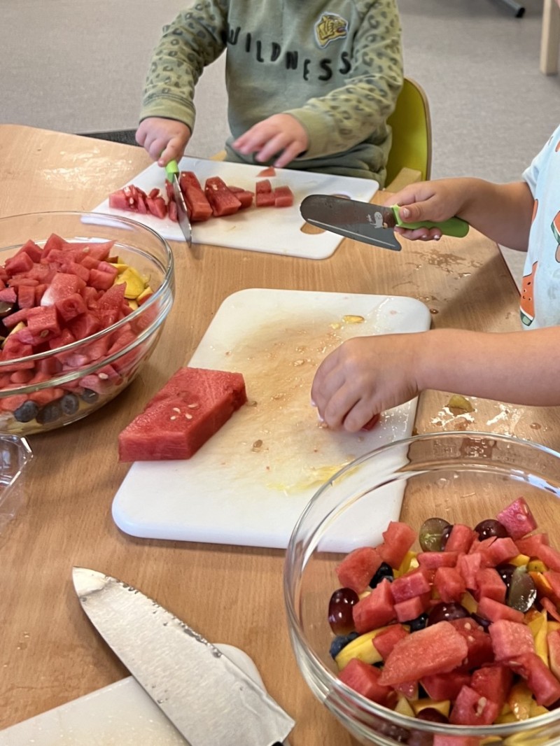 Fruktsalat på gang