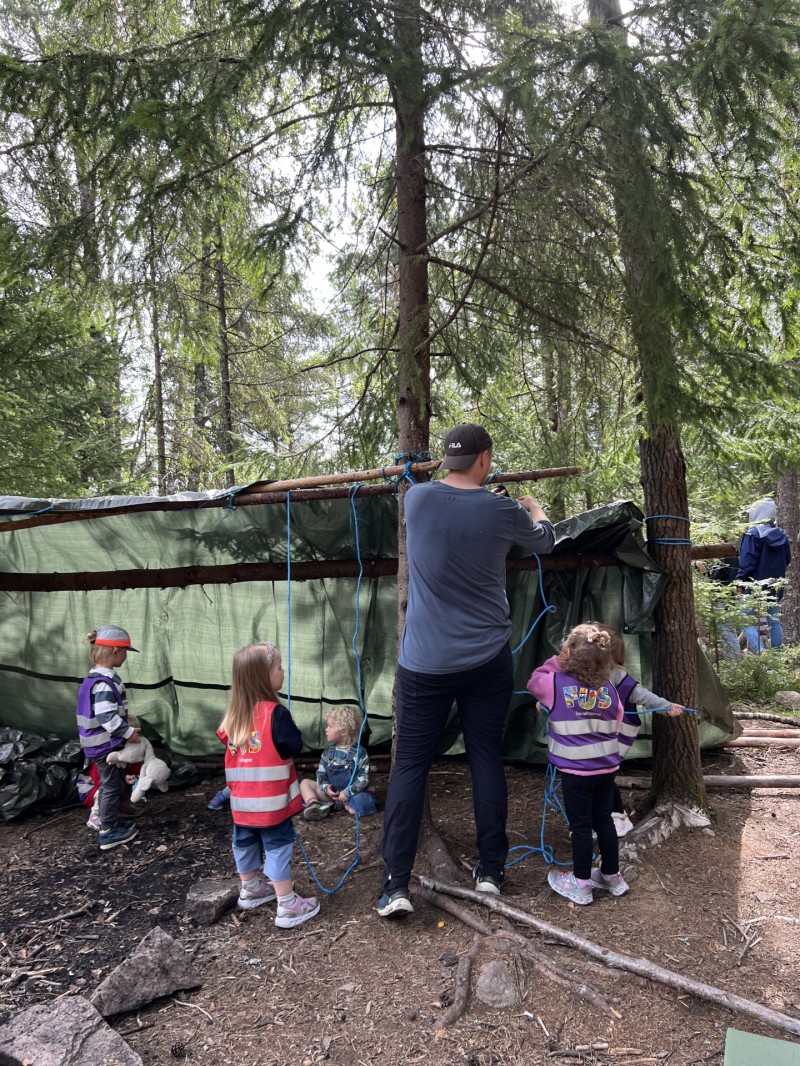 Turplassen vår i Blåbærskogen