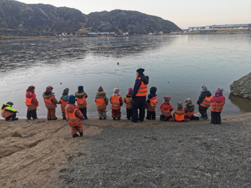 På tur til fjæra